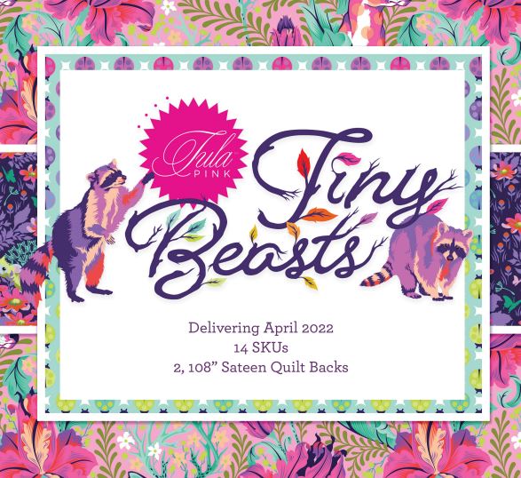 Tiny Colors Tiny and Tiny Beast-Glimmer - Factory sold Cut Fat quarter Bundle- by Tula Pink