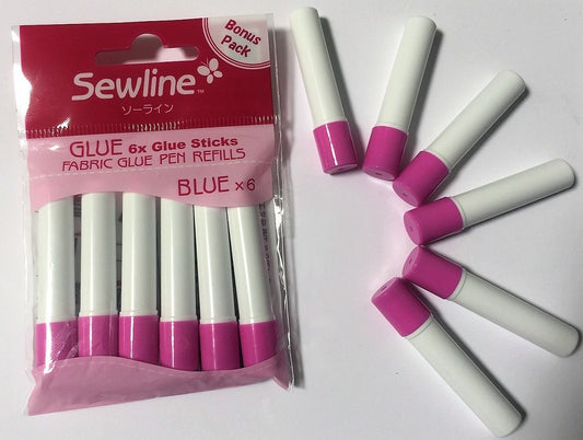 Sewline Fabric Glue Pen Refills 6 pack