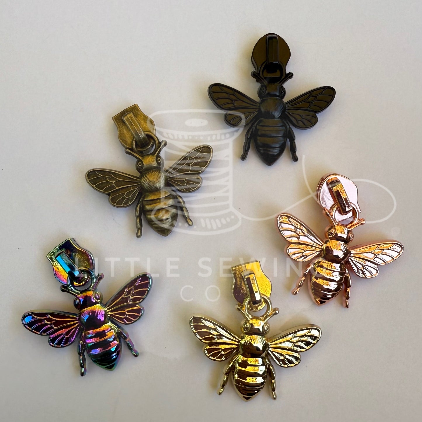 Bee Zipper Pull #5