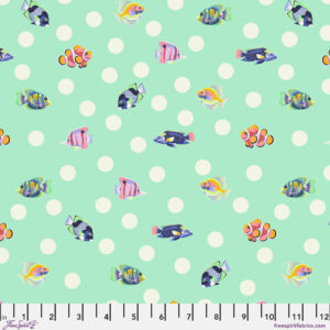 PRE ORDER - Floral Reef - Tula Pink - School Crossing Seafoam