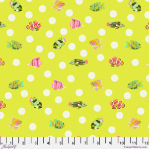 PRE ORDER - Floral Reef - Tula Pink - School Crossing Seagrass