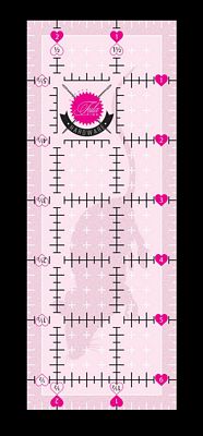 Tula Pink 4.5in x 12.5in Non Slip Rabbit Ruler