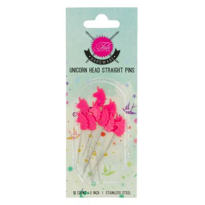 PRE ORDER - Tula Pink Unicorn Pins 10ct