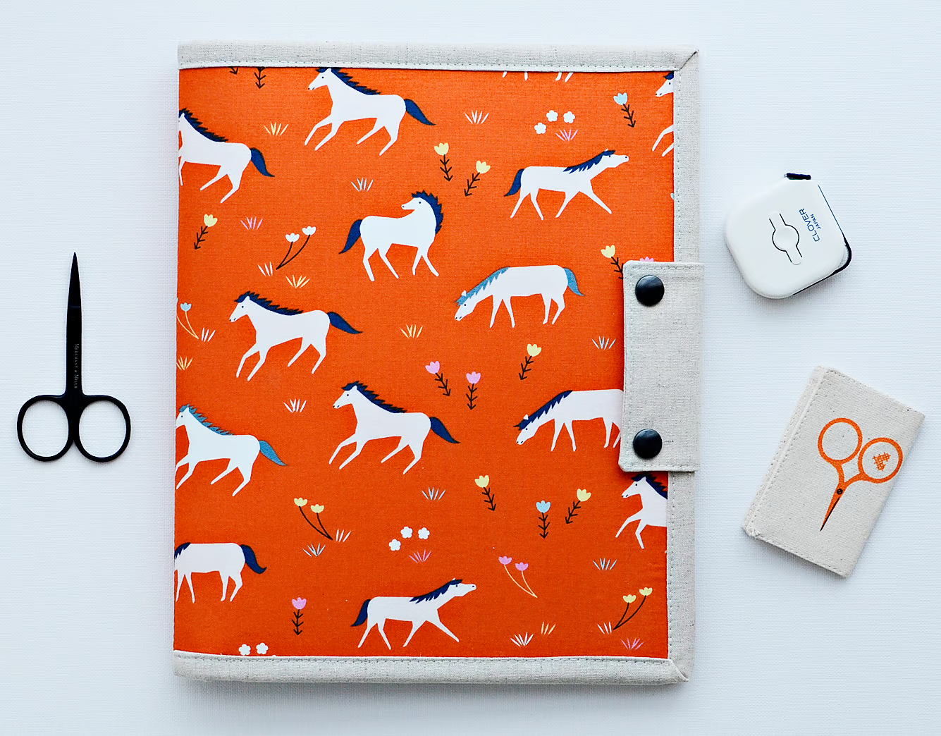 Flip Pocket Folio Paper Pattern by Aneela Hoey