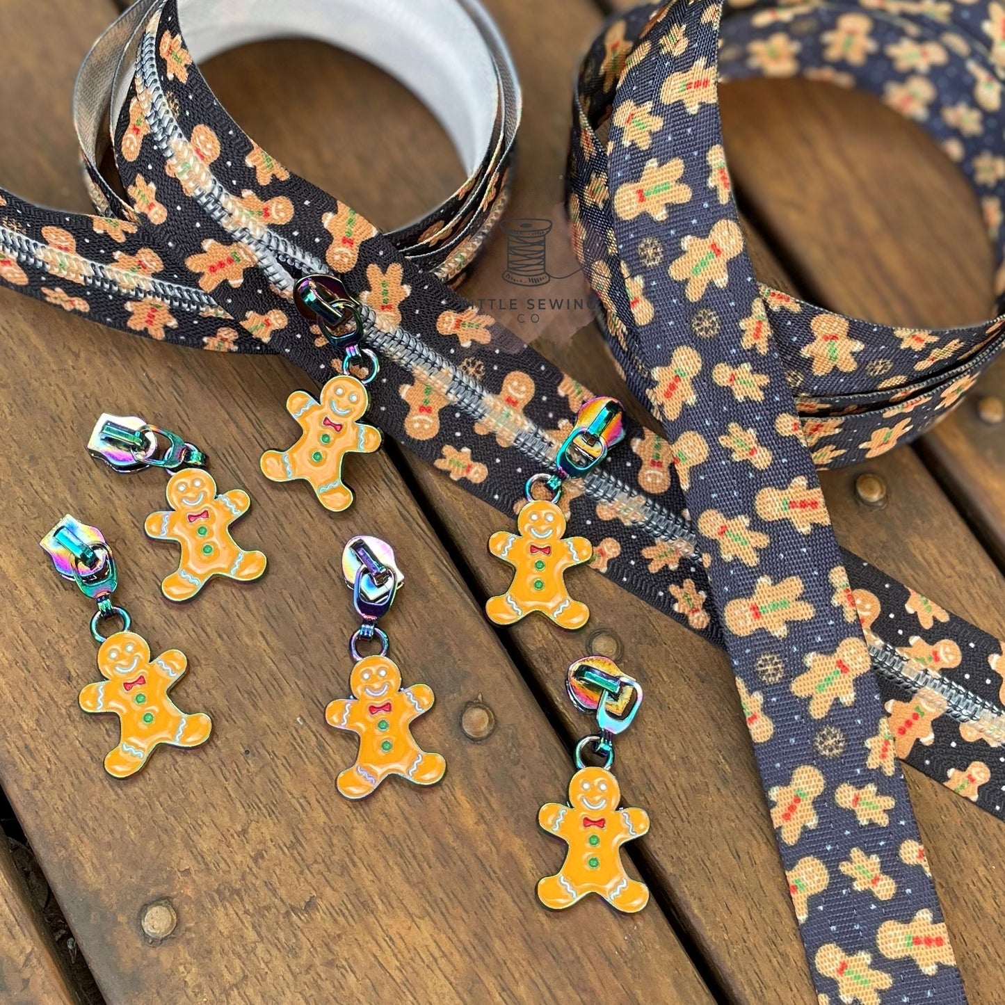 Gingerbread Man Web Webbing 1"