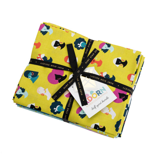 Adorn & Zip Half Yard Bundle by Ruby Star Society