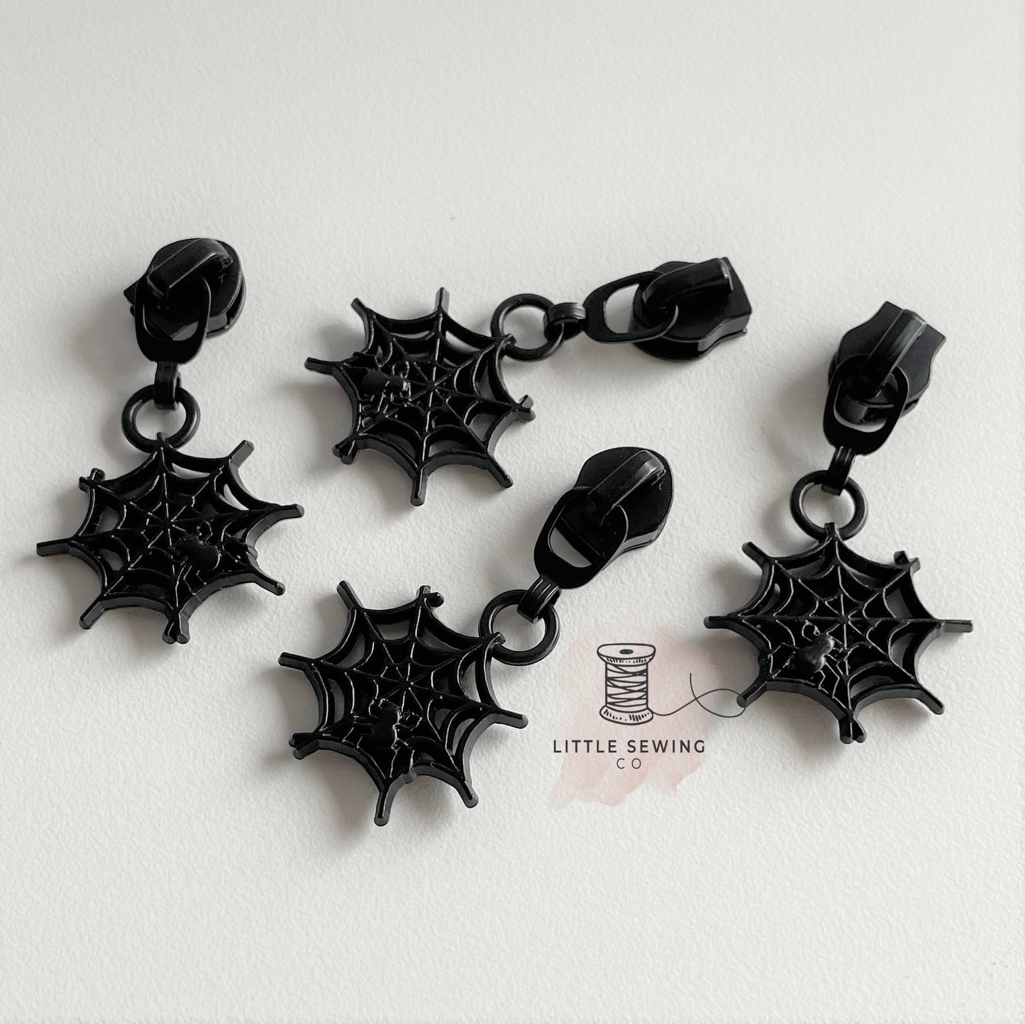 Spider Web Zipper Pull #5