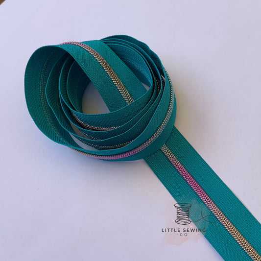 Bondi Blue Zipper Tape #3