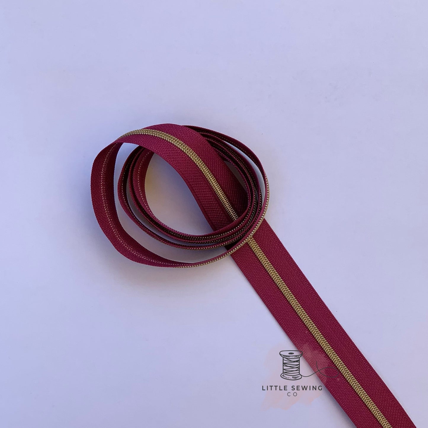 Port Wine Zipper Tape #3
