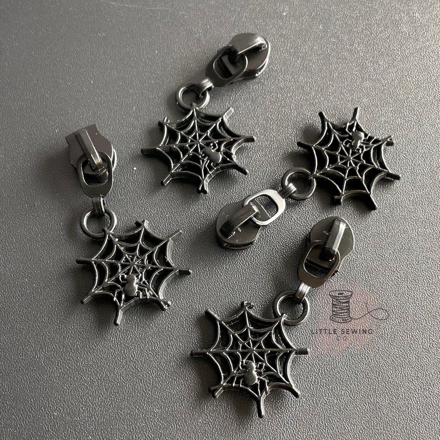 Spider Web Zipper Pull #5