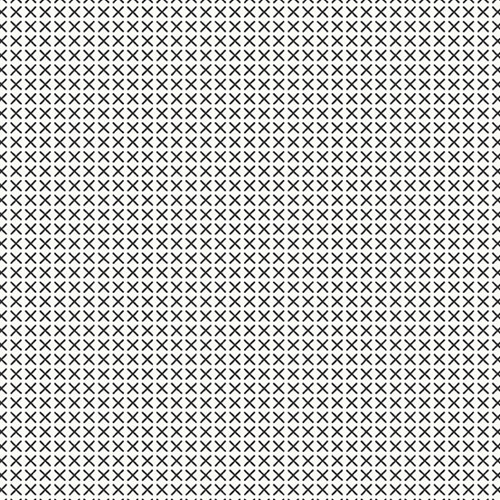 Cross Stitch - Blanc