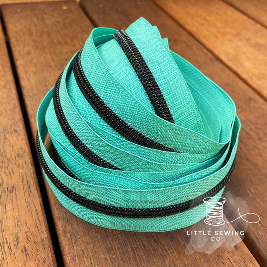 Caribbean Green Zipper Tape #5