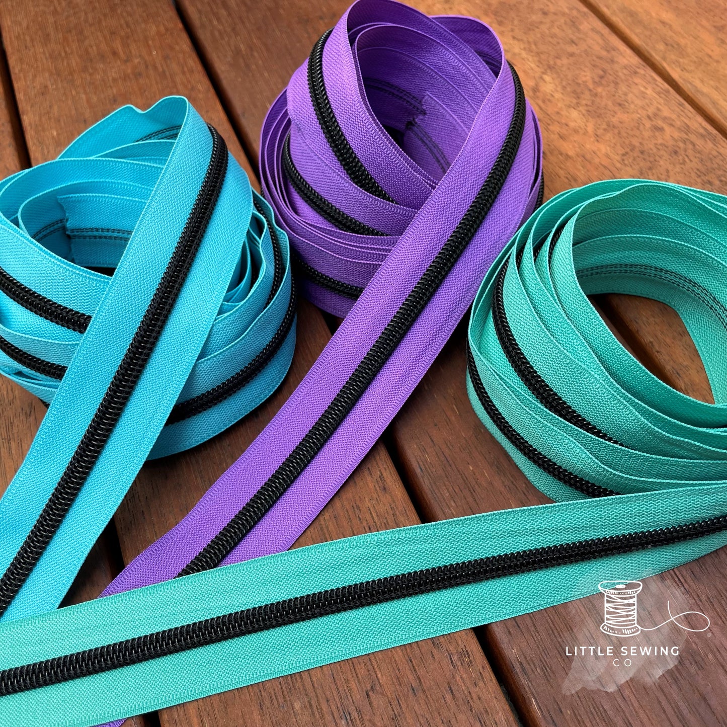 Pacific Blue Zipper Tape #5