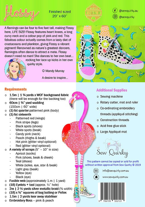 Flossy Flamingo Applique Book