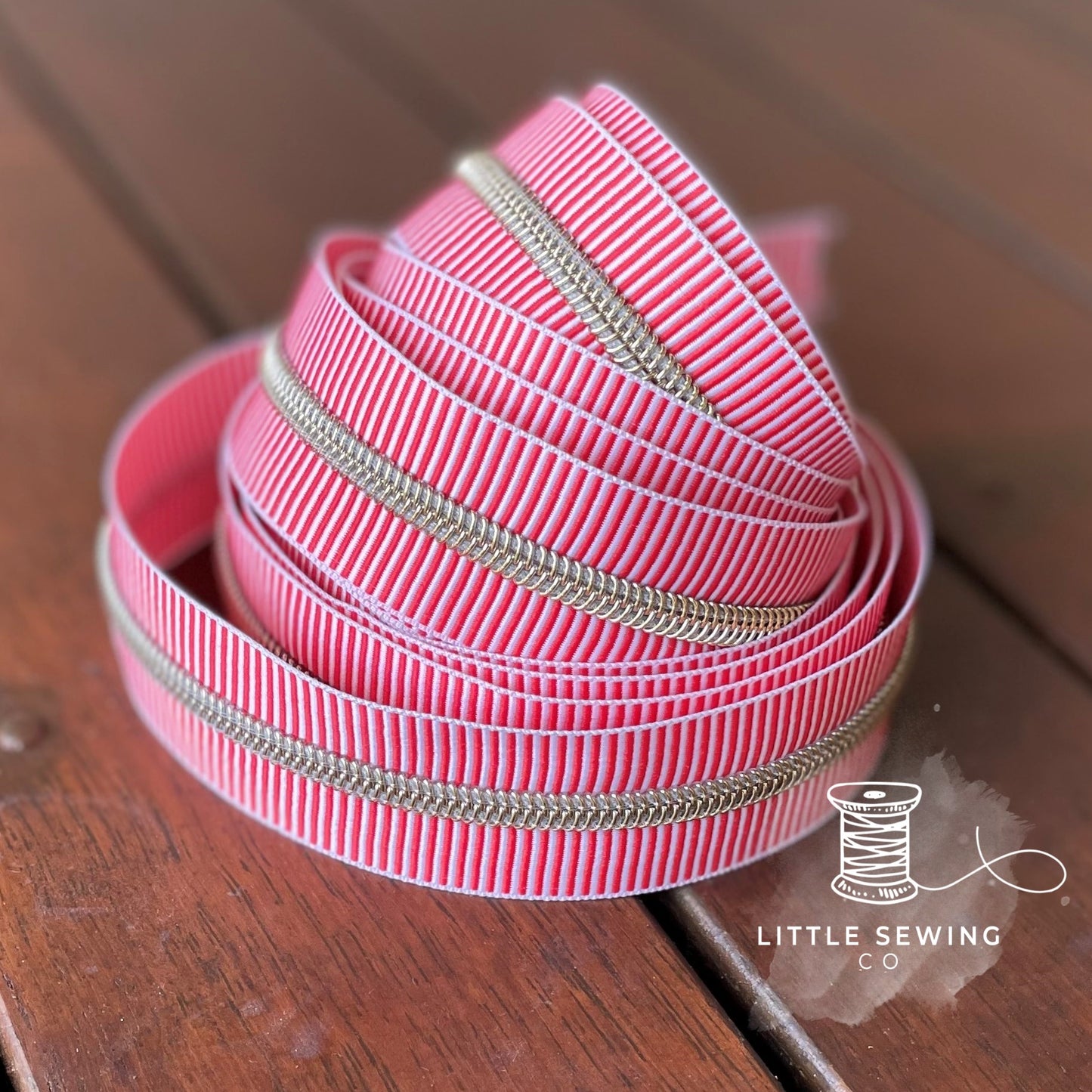 Red Zebra Zipper Tape #5