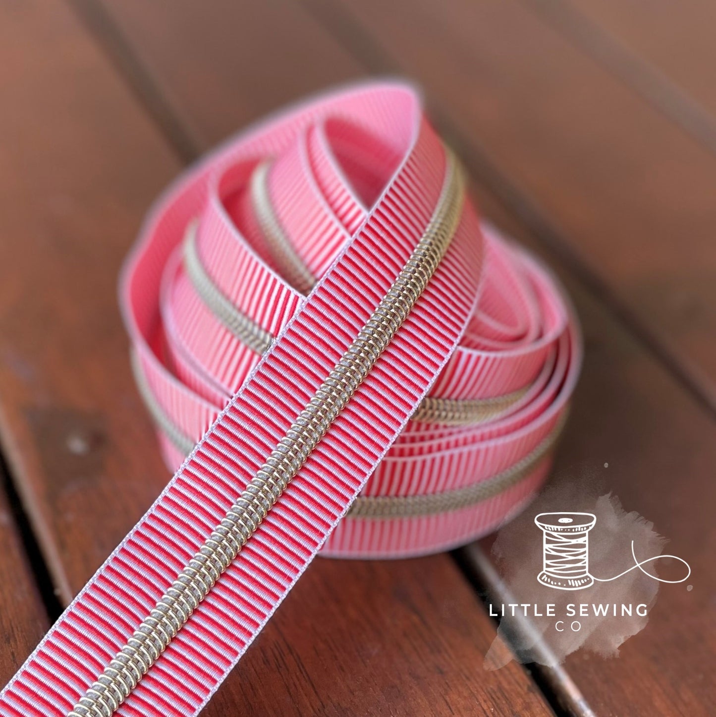 Red Zebra Zipper Tape #5