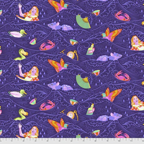 Curiouser & Curiouser by Tula Pink - Sea of Tears - Daydream
