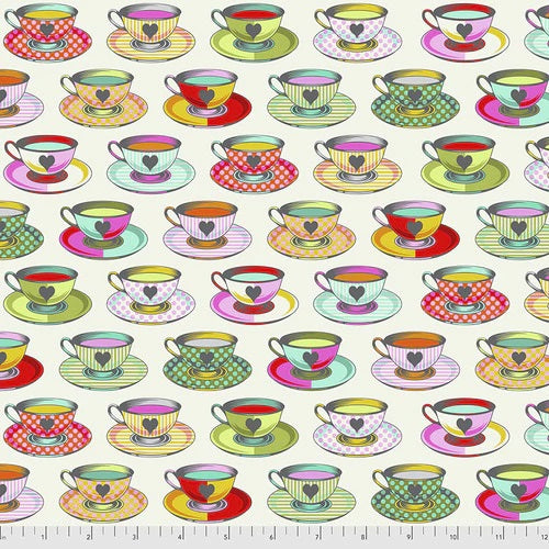 Curiouser & Curiouser by Tula Pink - Tea Time - Sugar