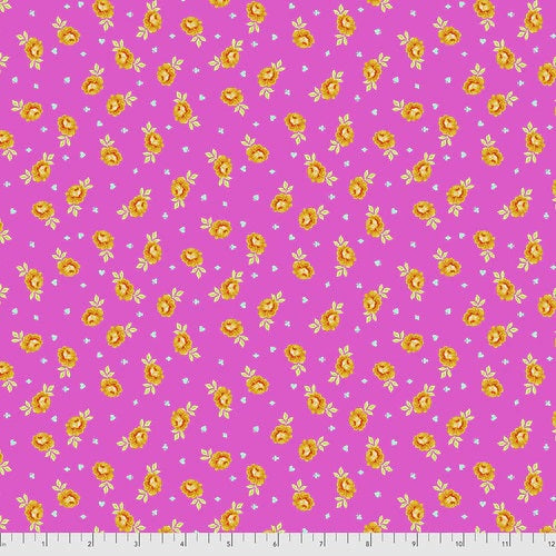REMNANT - Curiouser & Curiouser by Tula Pink - Baby Buds - Wonder - 3.37