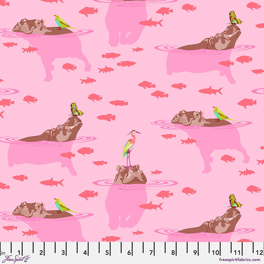 Tula Pink Everglow - My Hippos Don't Lie - Nova