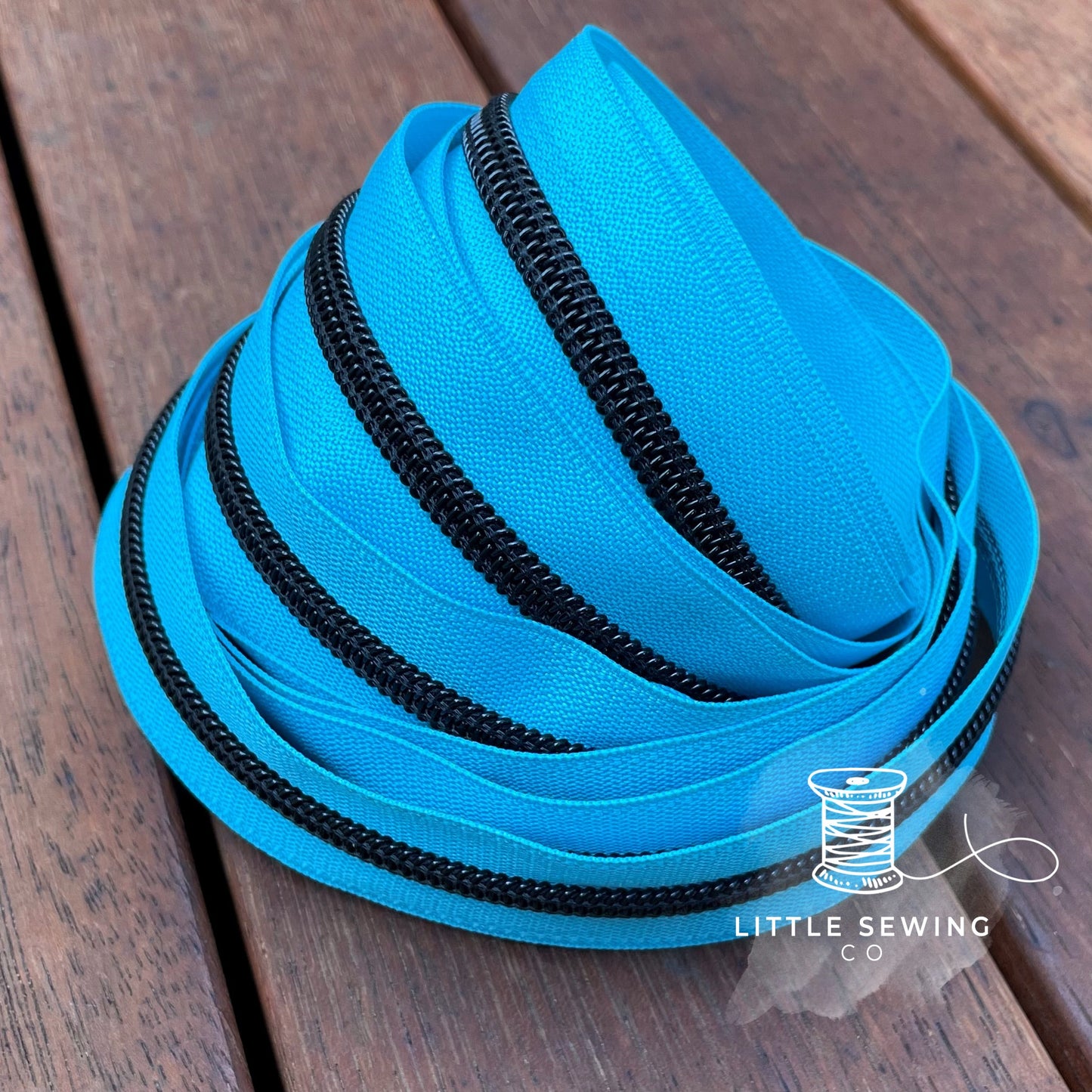 Pacific Blue Zipper Tape #5