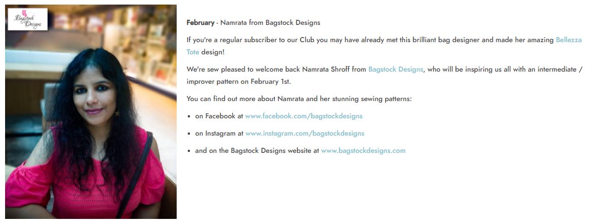 Bag of the Month Kit - February 2022