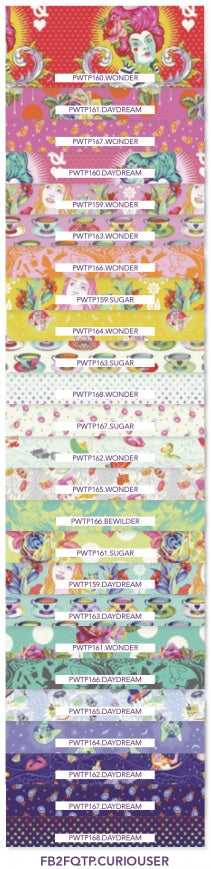Tula Pink - Curiouser & Curiouser - Pre Cut FQ Bundles
