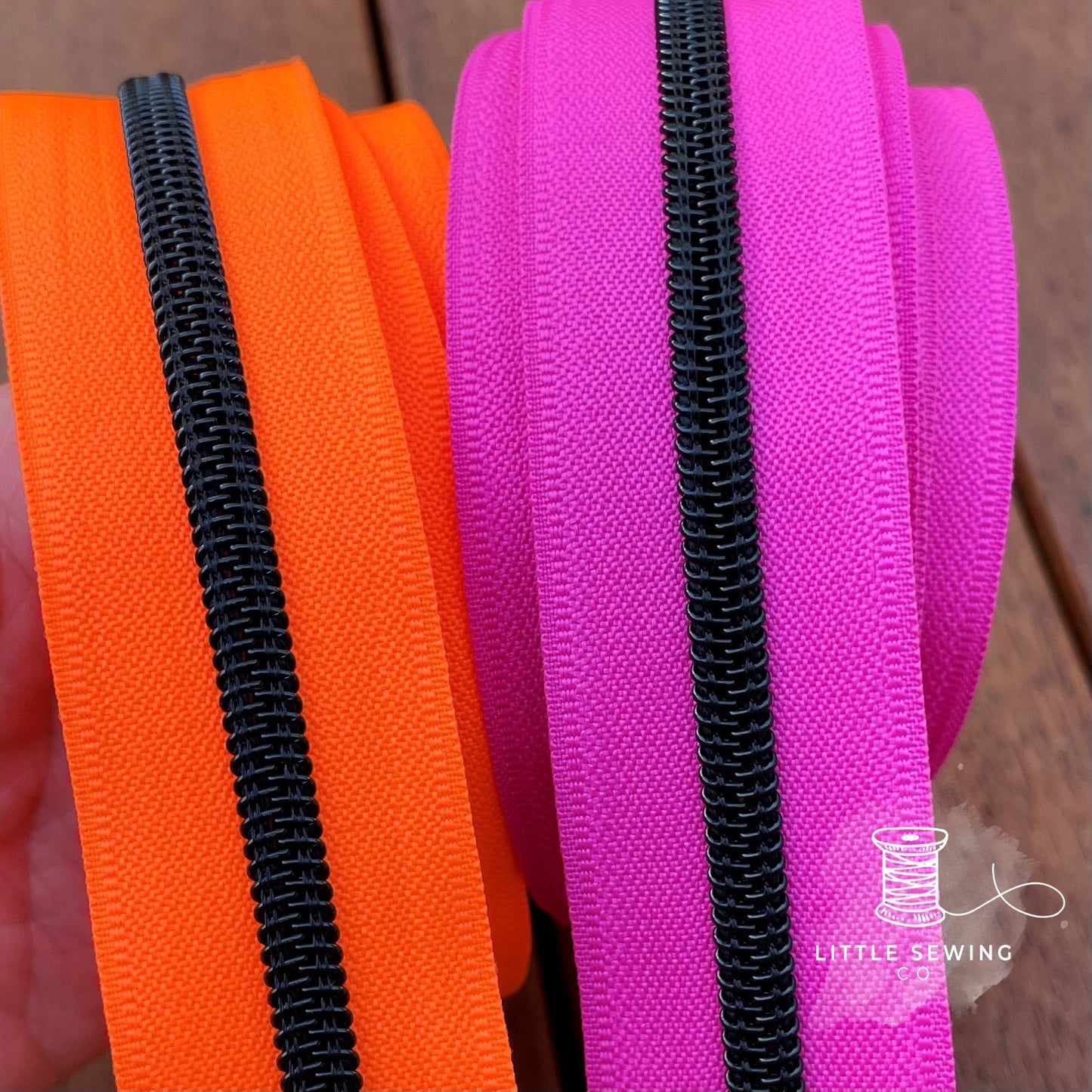 Fluro Pink Zipper Tape #5
