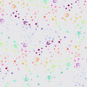 Tula Pink - Fairy Flakes in Whisper - FQ