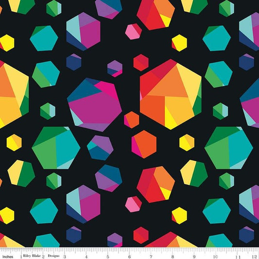 ‘Create’ by Kristy Lea - Geo Gems Black