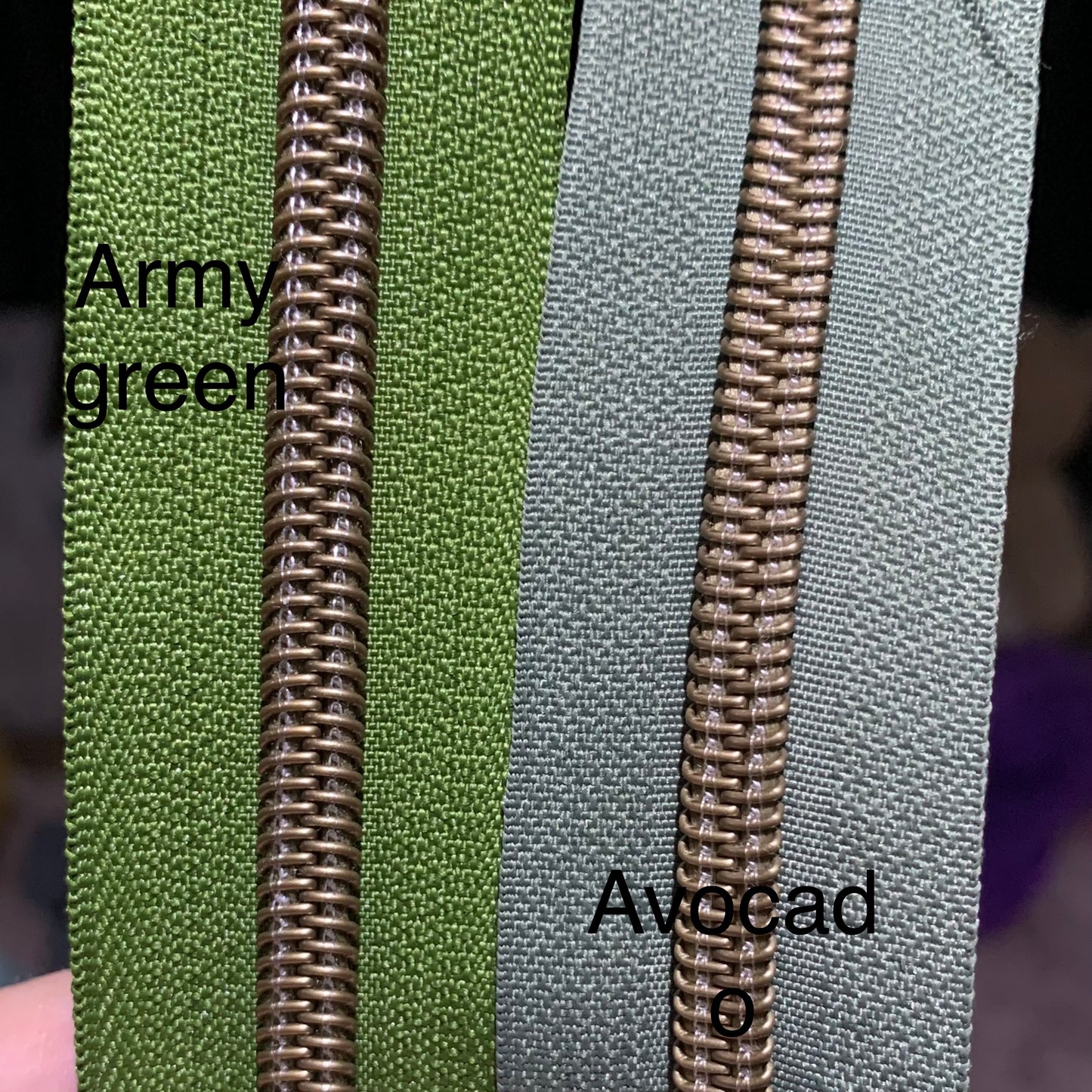 Avocado Zipper Tape #5