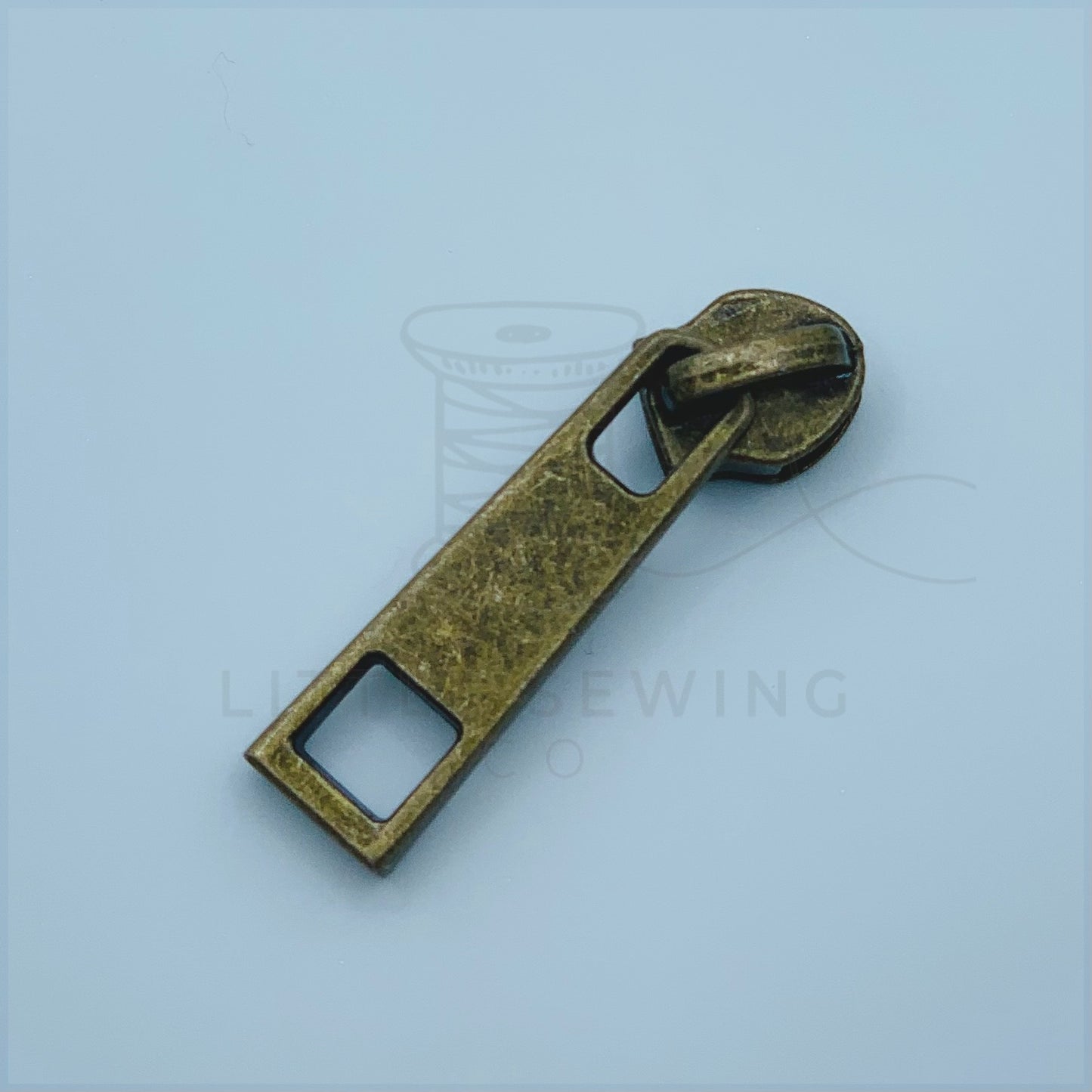 Long John Square #5 Zipper Pull