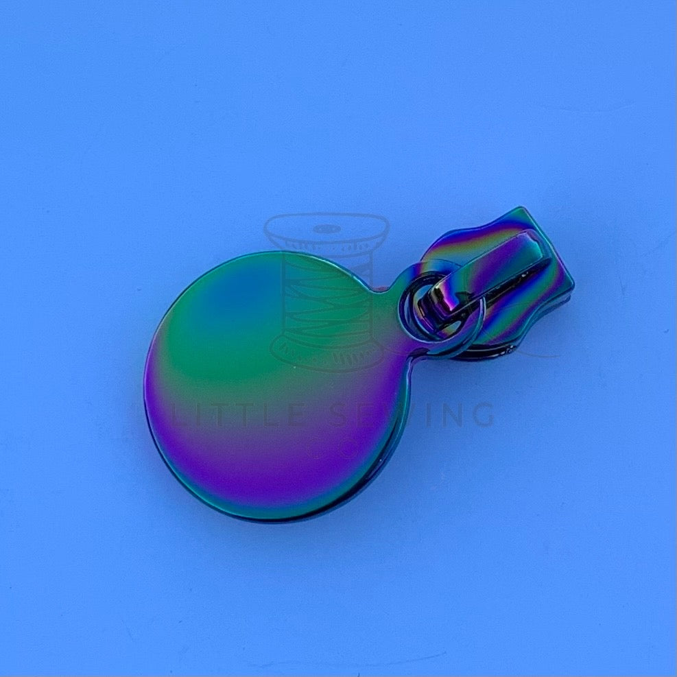 Flat Circle #5 Zipper Pull