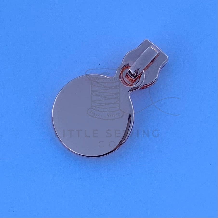 Flat Circle #5 Zipper Pull
