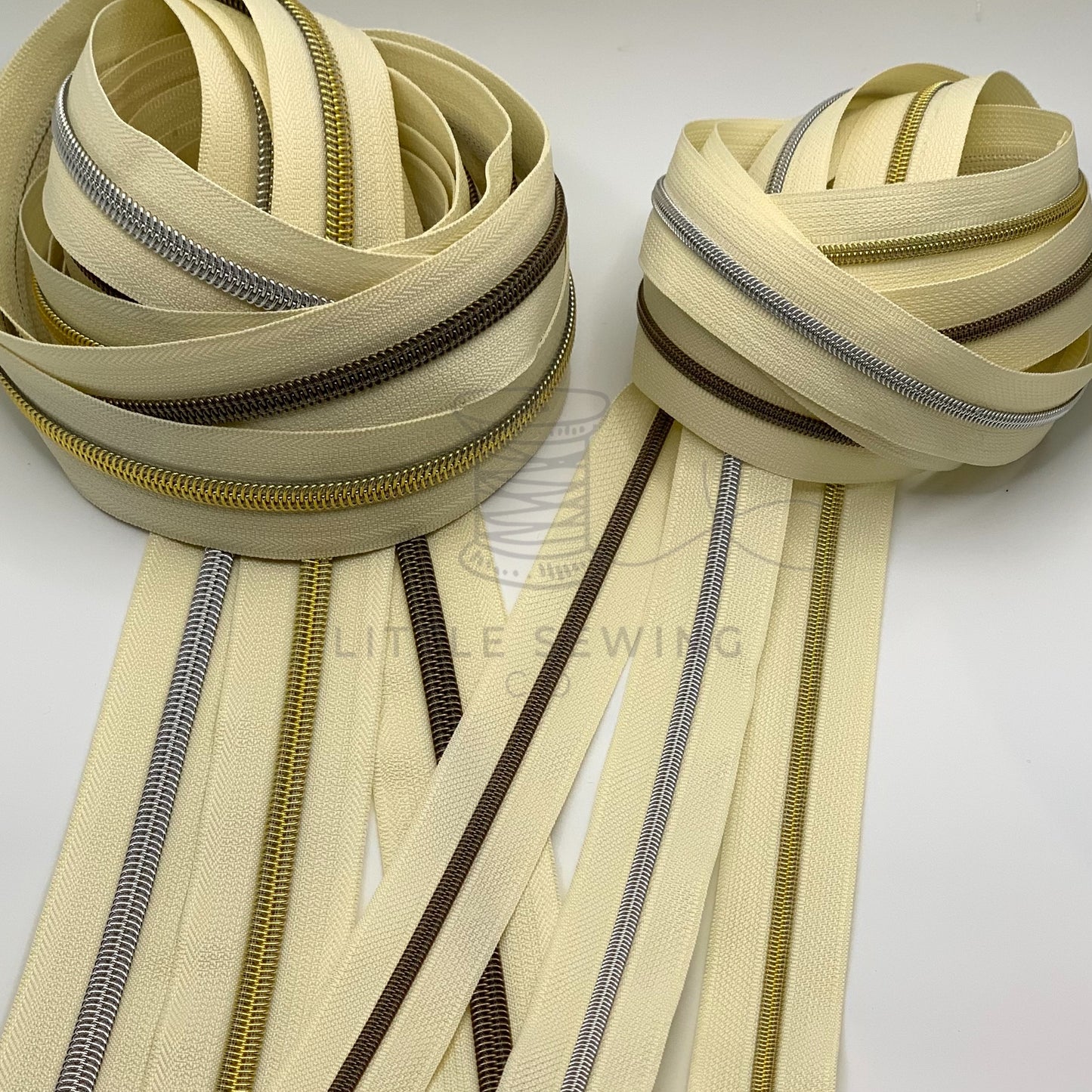 Cream Zipper Tape #3