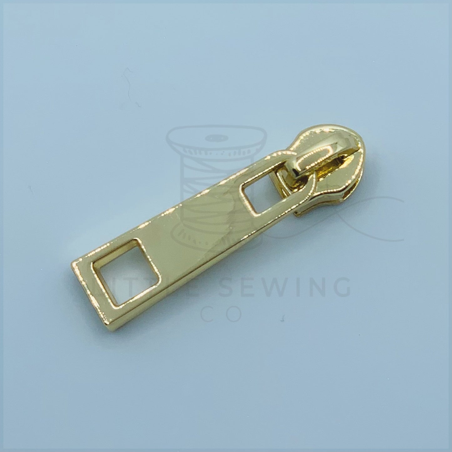 Long John Square #5 Zipper Pull