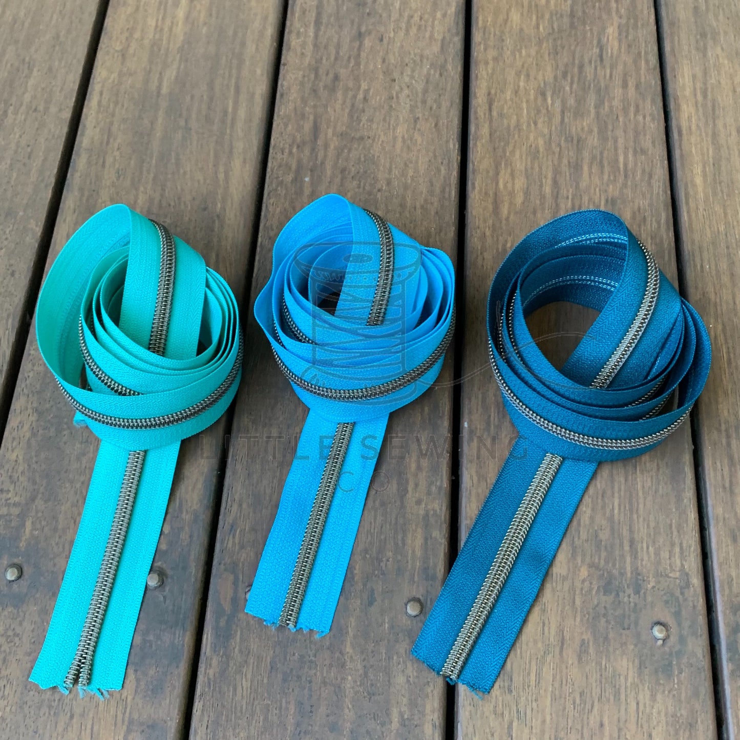 Bubblegum Blue Zipper Tape #5