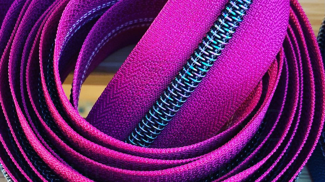 Plum Zipper Tape #5