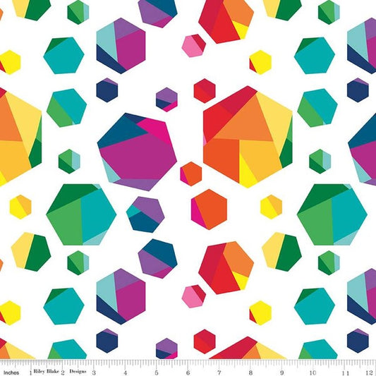 ‘Create’ by Kristy Lea - Geo Gems White