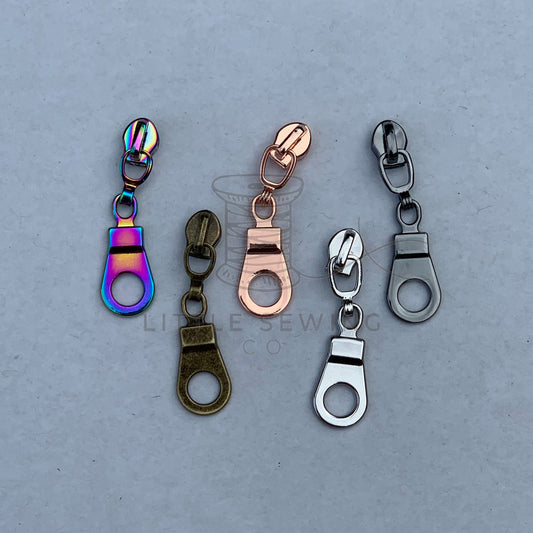 Mini Holey Moley #3 Zipper Pull