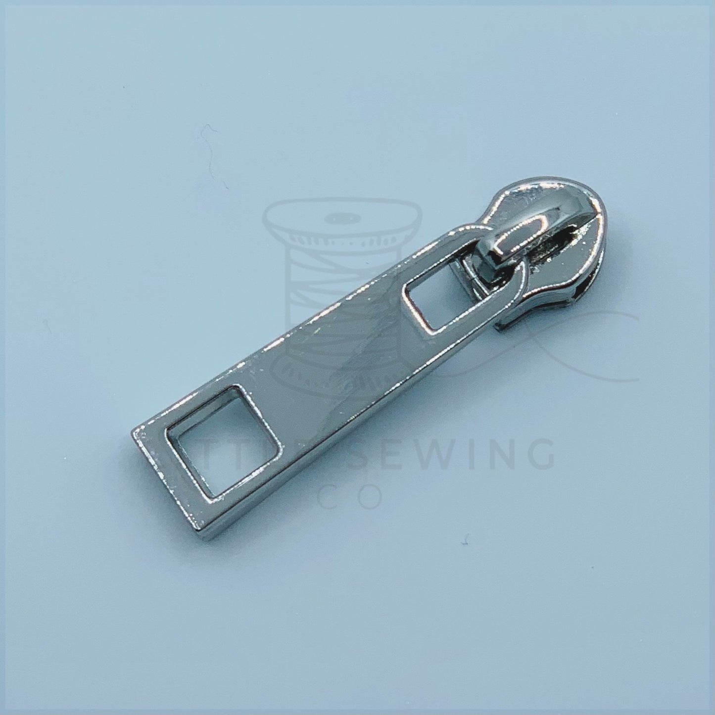Long John Square #5 Zipper Pull