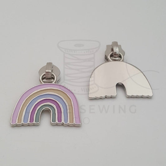Rainbow Zipper Pull #5