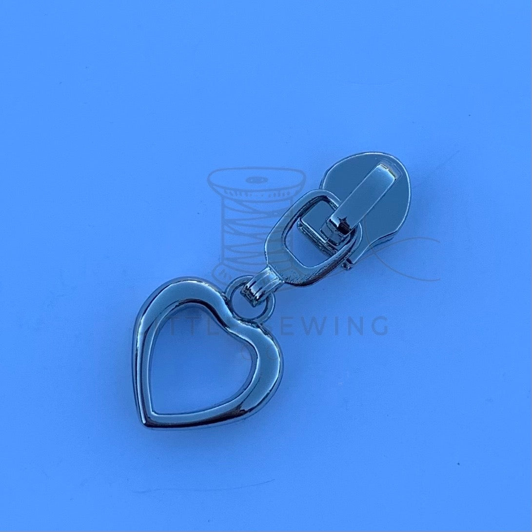 Open Heart #5 Zipper Pull