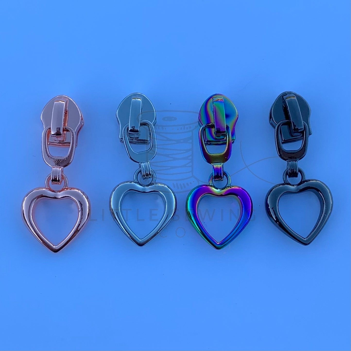 Open Heart #5 Zipper Pull