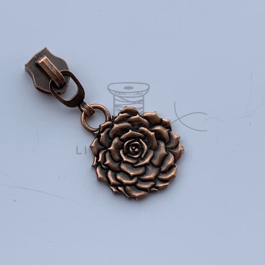 Succulent Zipper Pull #5