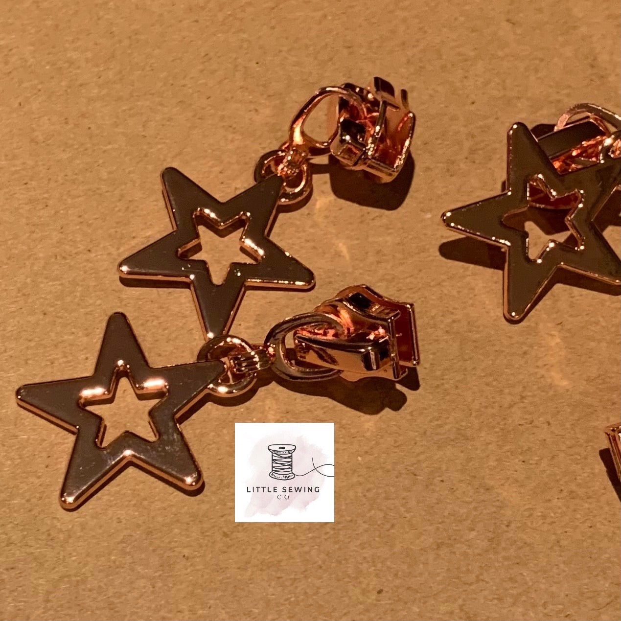 Chunky Open Star Zipper Pull #5