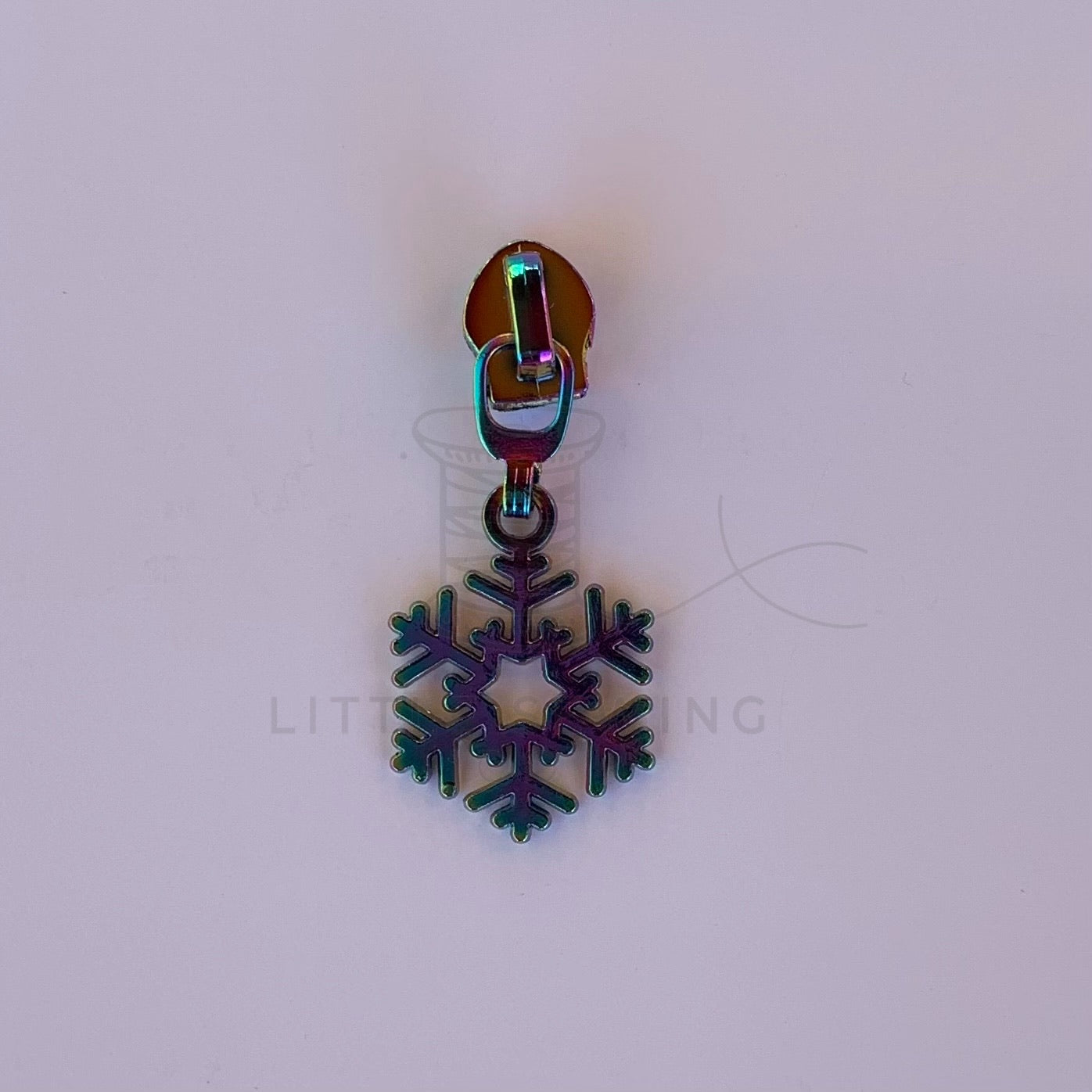 Snowflake Zipper Pull