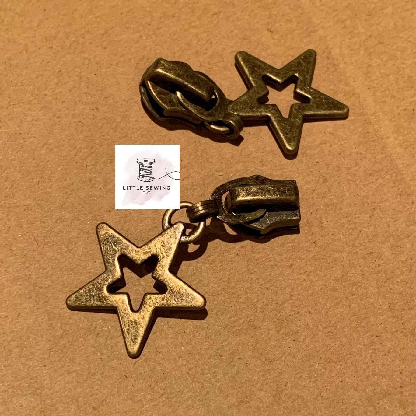 Chunky Open Star Zipper Pull #5