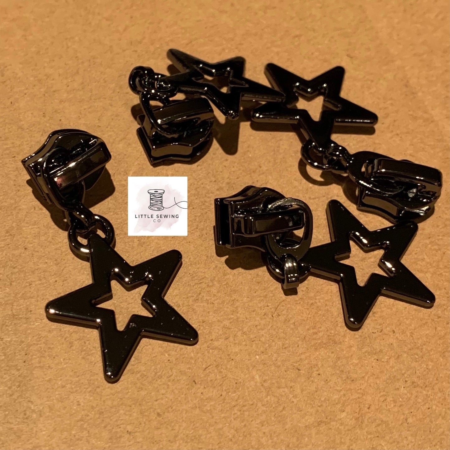 Chunky Open Star Zipper Pull #5