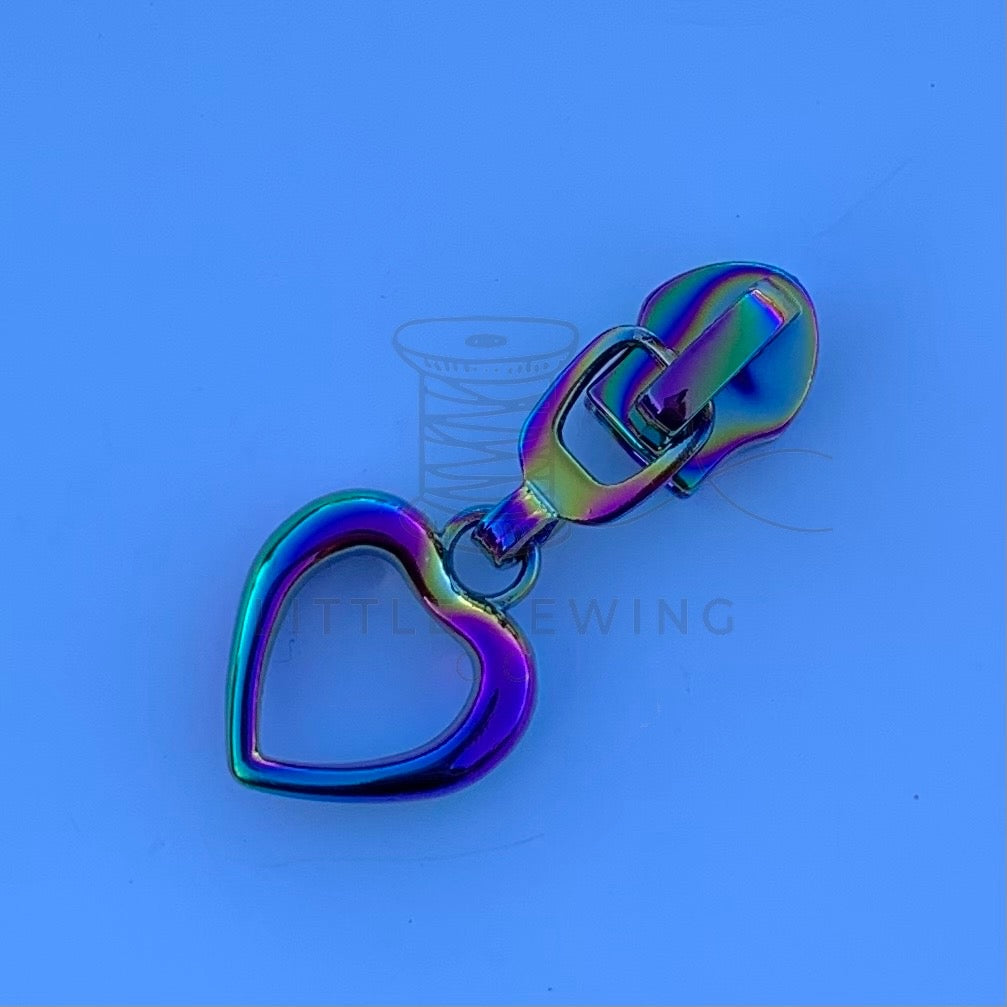 Open Heart #5 Zipper Pull
